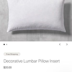 Arhaus pillow inserts